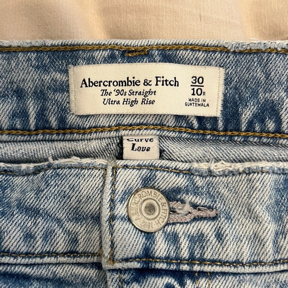 Curve Love Abercrombie and Fitch 90s Straight Jean